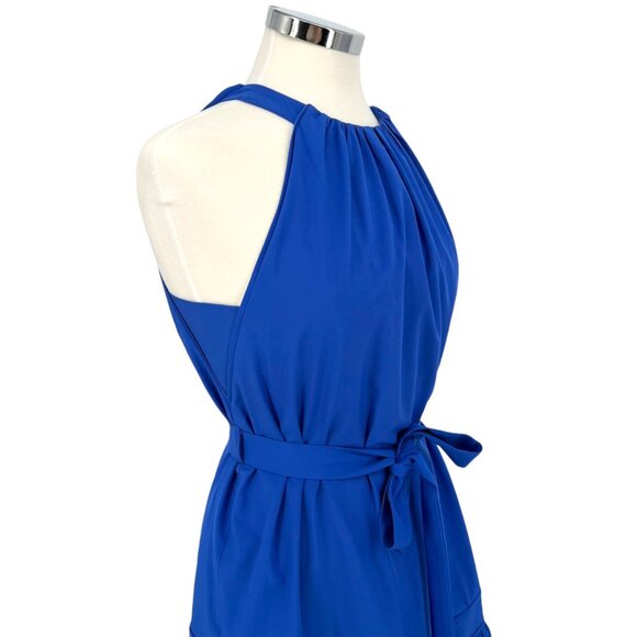 Calvin Klein Commuter Halter A-Line Dress Dazzling Blue Size 2 NWT - Picture 3 of 11